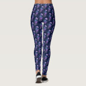 Leggings Méduse Éthérée Violet Bleu (Dos)