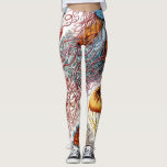 Leggings Méduse (Scheibenquallen) par Ernst Haeckel<br><div class="desc">S'il vous plaît visitez mon magasin pour un design plus intéressant et plus de choix de couleurs.
=> zazzle.com/colorfulworld*</div>