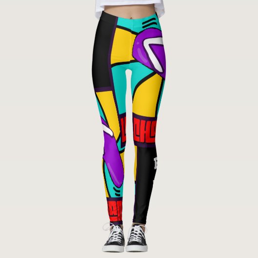 Leggings Méfiez-Vous De La Chancla Funny (Devant)