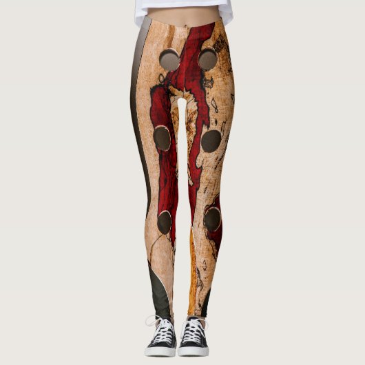 Leggings Meilleur Guitariste (Devant)