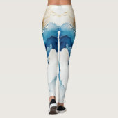 Leggings Meilleures légendes d'aquarelle pour les jours con (Dos)