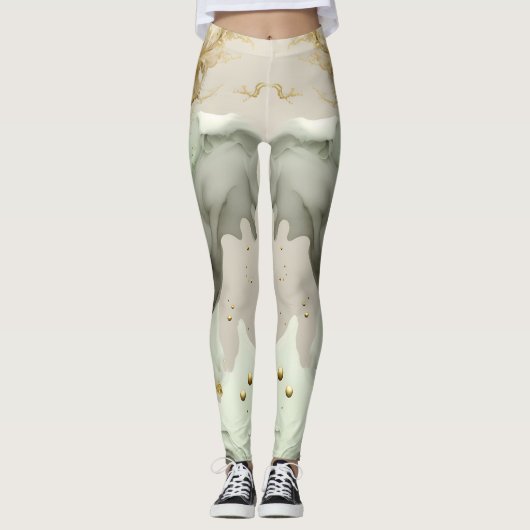 Leggings Meilleures légendes d'aquarelle pour les regards c (Devant)