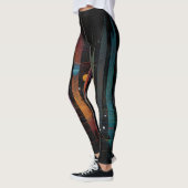 Leggings Mélange Abstrait Zodiac Aztec (Gauche)