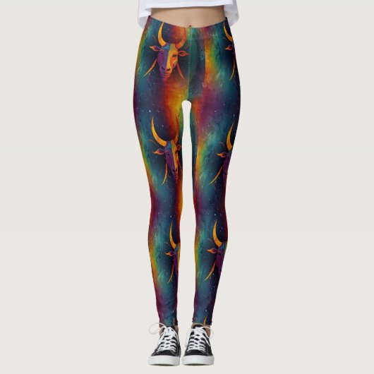 Leggings Mélange Abstrait Zodiac Aztec (Devant)