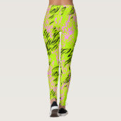 Leggings Mélange animal motif lumineux (Dos)