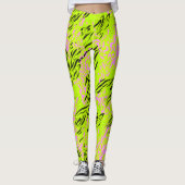 Leggings Mélange animal motif lumineux (Devant)