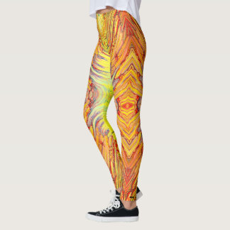 Leggings Mélange cosmique d'agrumes
