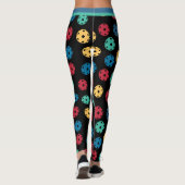 Leggings Mélange de boulettes 3 (petite taille de carreaux) (Dos)