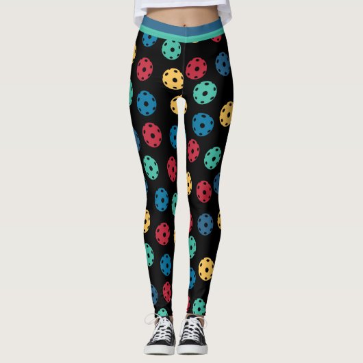 Leggings Mélange de boulettes 3 (petite taille de carreaux) (Devant)