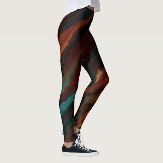 Leggings Mélange de couleurs sud-ouest (Droite)
