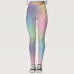 Leggings Mélange de dégradés colorés Unicorn 1 amusant<br><div class="desc">Leggings avec un design amusant et coloré de dégradés de licorne.

*Veuillez noter que le filigrane Zazzle qui apparaît dans l'aperçu du zoom n'apparaîtra PAS sur le produit imprimé final.

© Rosewood et Citrus</div>