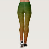 Leggings Mélange de forêt verdoyante : Texture de tissu (Dos)