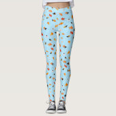 Leggings Mélange de légendes de poisson rouge (Devant)