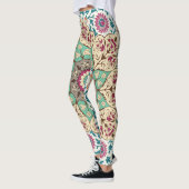 Leggings Mélange de médaillon : Multicolor de style turc (Gauche)