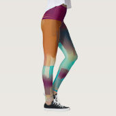 Leggings Mélange de tons rétro colorés (Droite)