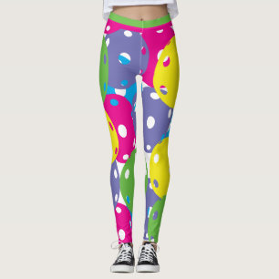 Leggings Mélange lumineux de boulettes de poulet (taille de