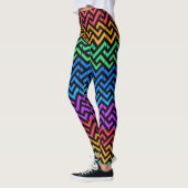Leggings Mélanger les légendes motifs de couleur (Gauche)