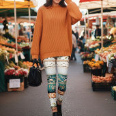 Leggings mélanges shabby chic