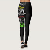 Leggings Melanin Femmes African American Pride Histoire noi (Dos)
