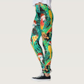 Leggings Mele Kalikimaka Oiseaux de la jungle tropicale (Gauche)