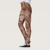 Leggings Melted chocolate texture (Gauche)
