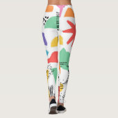 Leggings Memphis Art : Grunge Surface Design (Dos)