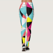 Leggings Memphis, formes géométriques (Dos)