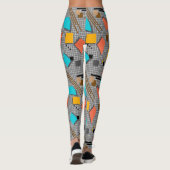 Leggings Memphis géométrique de l'école sans joint forme le (Dos)