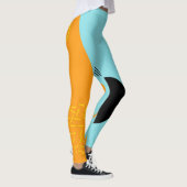 Leggings Memphis, hipster, tendance, illustration cool (Droite)