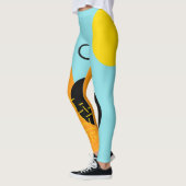 Leggings Memphis, hipster, tendance, illustration cool (Gauche)