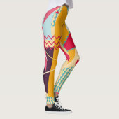 Leggings Memphis Mood : Tendance géométrique rétro (Droite)