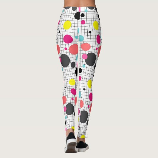 Leggings Memphis pois (Dos)