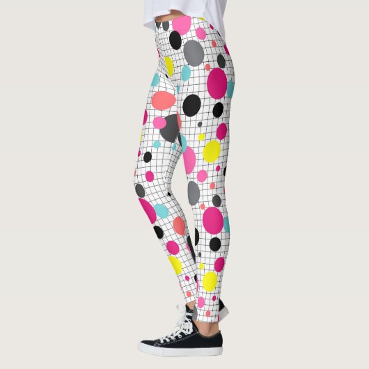 Leggings Memphis pois (Gauche)