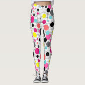 Leggings Memphis pois (Devant)