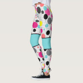 Leggings Memphis pois (Gauche)