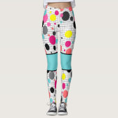 Leggings Memphis pois (Devant)