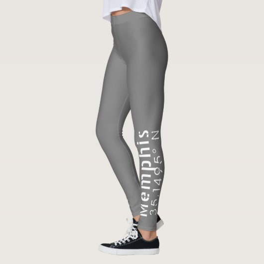 Leggings Memphis Tennessee Latitude de longitude (Gauche)