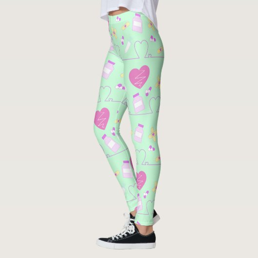 Leggings menhera in mint (Gauche)
