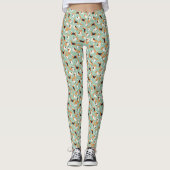 Leggings menthe beagle (Devant)