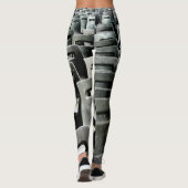 Leggings Mer de cheveux gris (Dos)