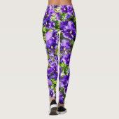 Leggings Mer de sérénité : Le beau terrain de purple violet (Dos)