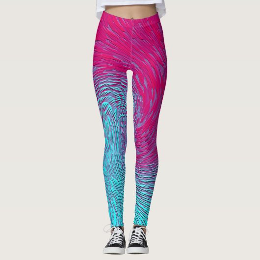 Leggings Mer psychédélique..... (Devant)