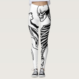 LEGGINGS MERCREDI AMUSANT CHAT HALLOWEEN CHAT ÉFFRAYANT CHA
