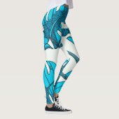 Leggings Merde, amusant !Conception des feuilles de Monster (Droite)