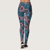 Leggings Mère rose (Dos)
