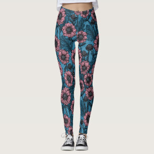 Leggings Mère rose