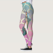 Leggings Mermaid On ombre Mermaid Tail Scales (Gauche)