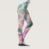 Leggings Mermaid On ombre Mermaid Tail Scales (Droite)