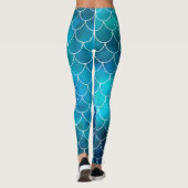 Leggings Mermaid Pattern (Achterkant)