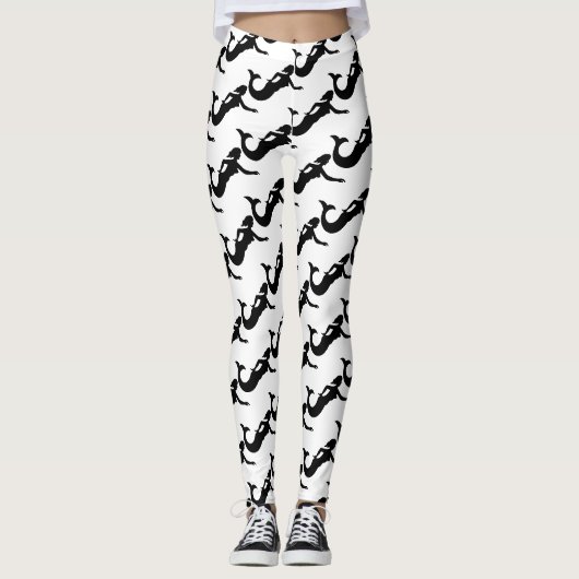 Leggings Mermaid Silhouette Thunder_Cove (Devant)